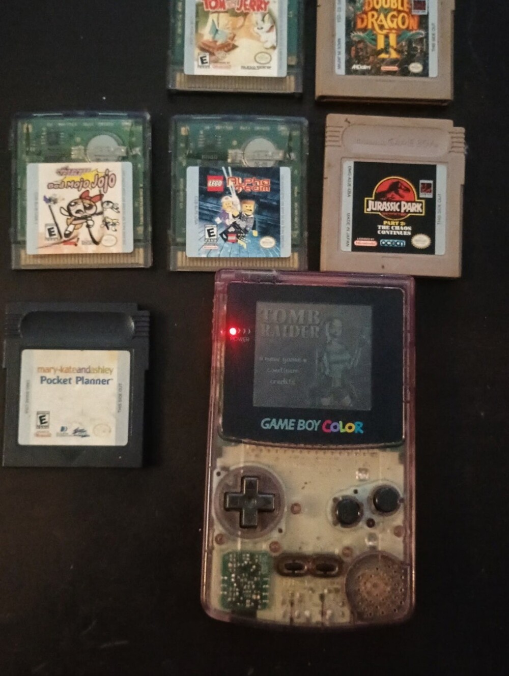 Nintendo Gameboy Color Atomic Purple Console Bundle - Picture 4 of 9